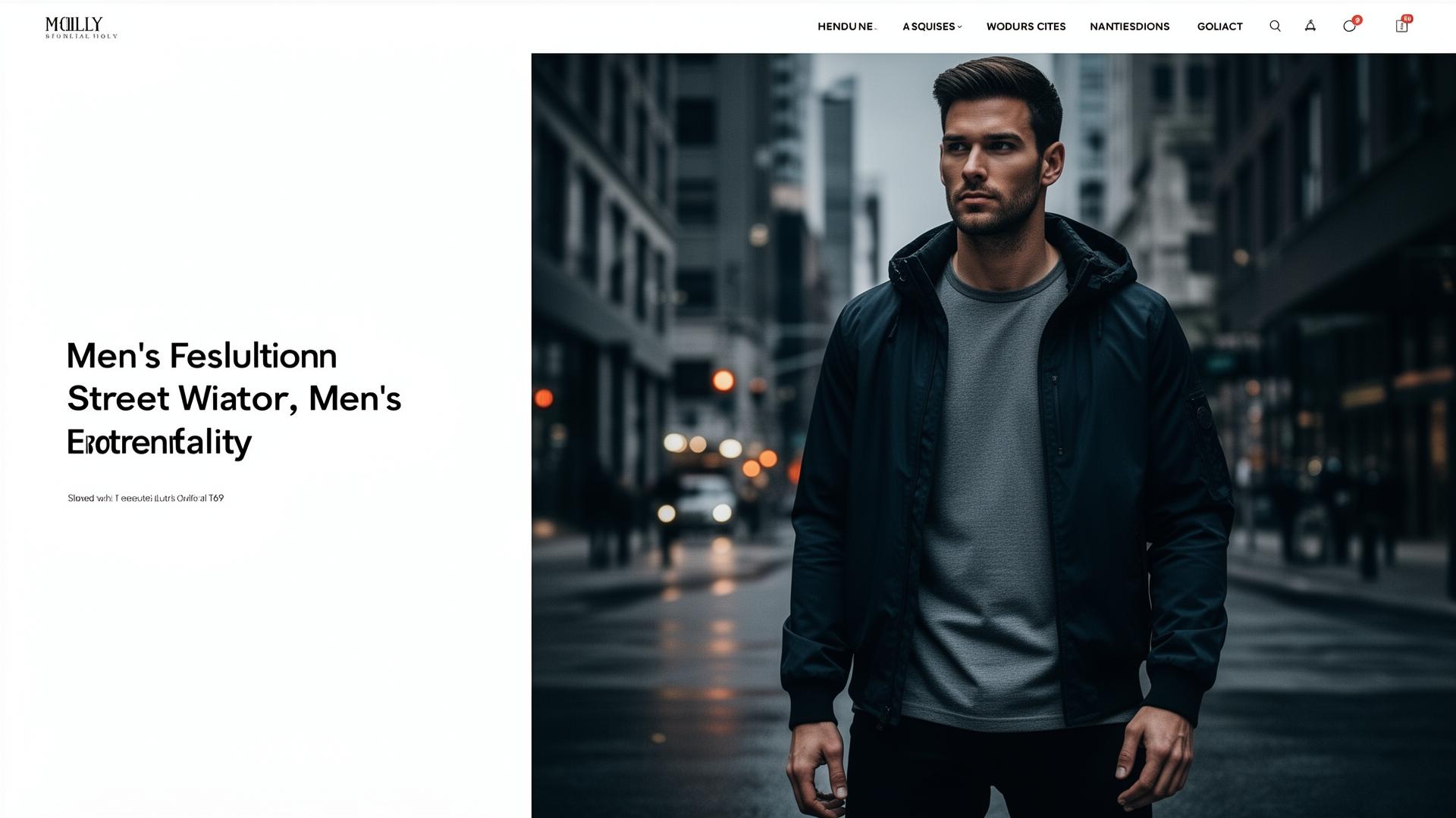 Men's streetwear collection